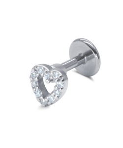 Heart Tragus Piercing TRP-2427